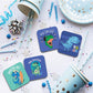 Cute Dinosaur Coaster Set of 4